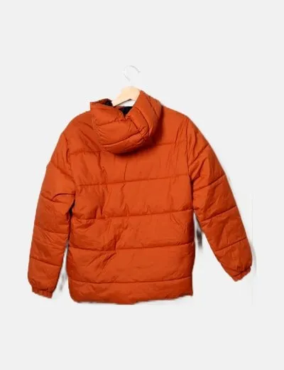 Mango Chaqueta naranja acolchada