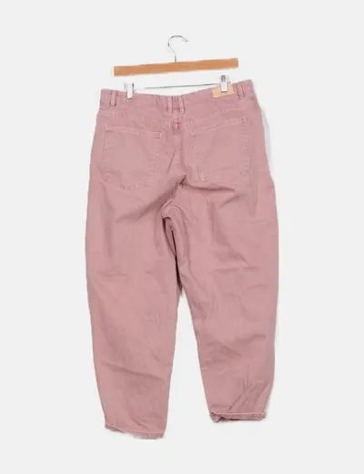 Mango Jeans morado boyfriend