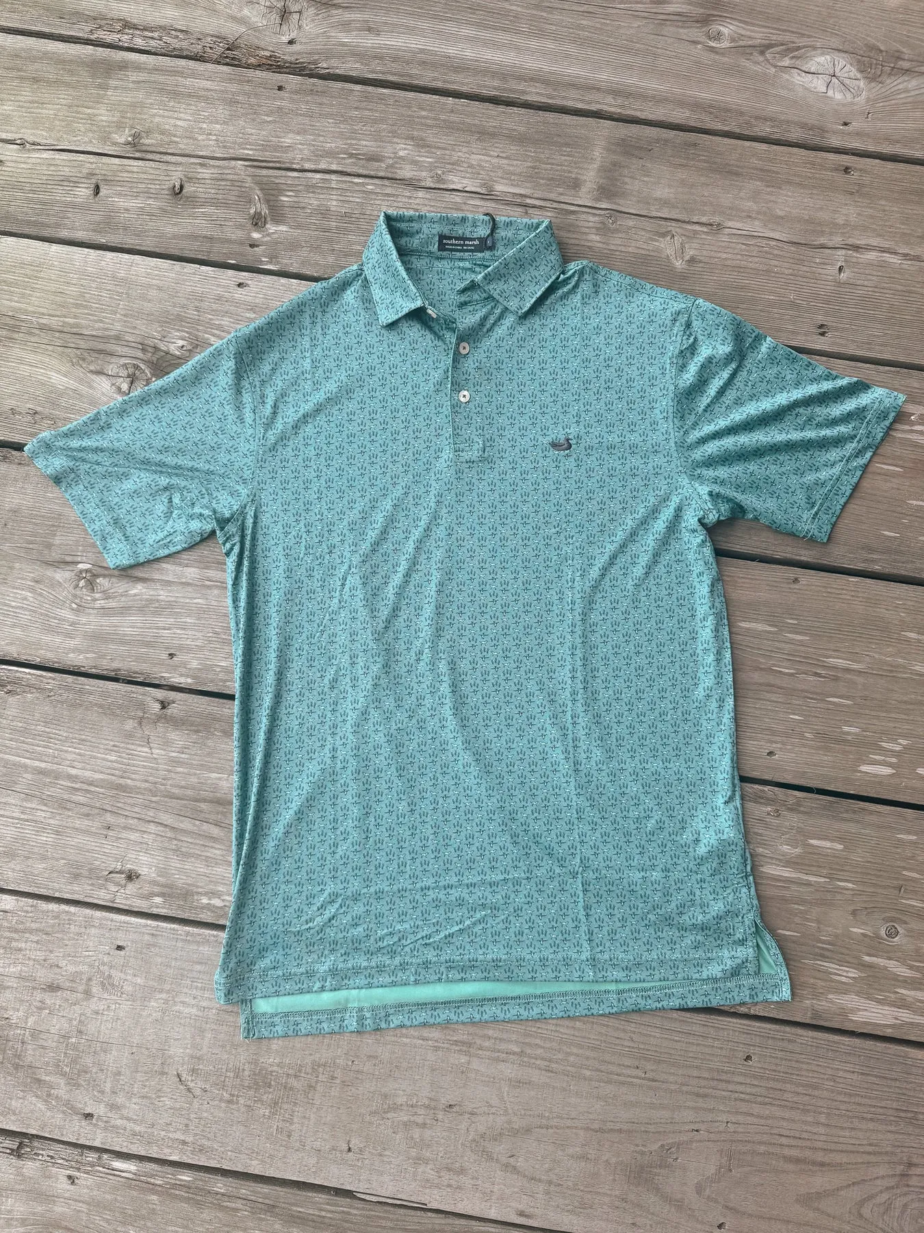 MEN'S SOUTHERN MARSH FLYLINE PERFORMANCE POLO  MARSH MORNING