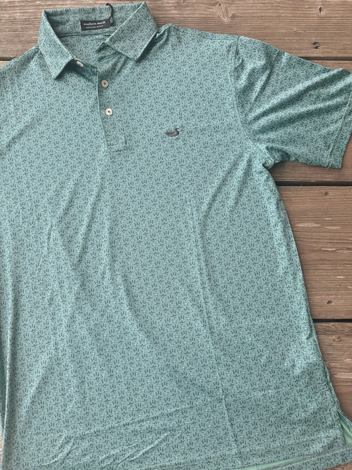 MEN'S SOUTHERN MARSH FLYLINE PERFORMANCE POLO  MARSH MORNING