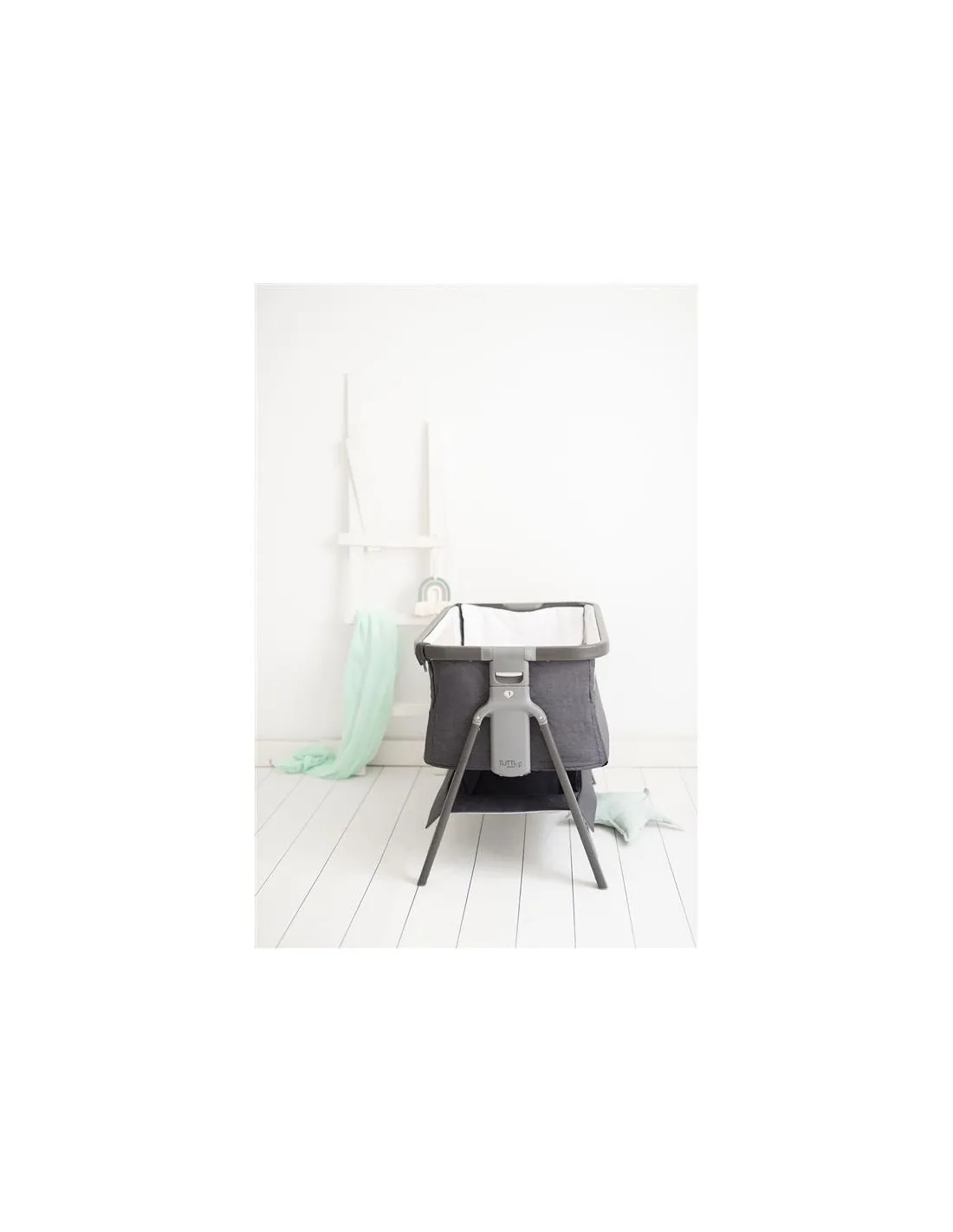 Minicuna colecho CoZee lite gris de Tutti Bambini