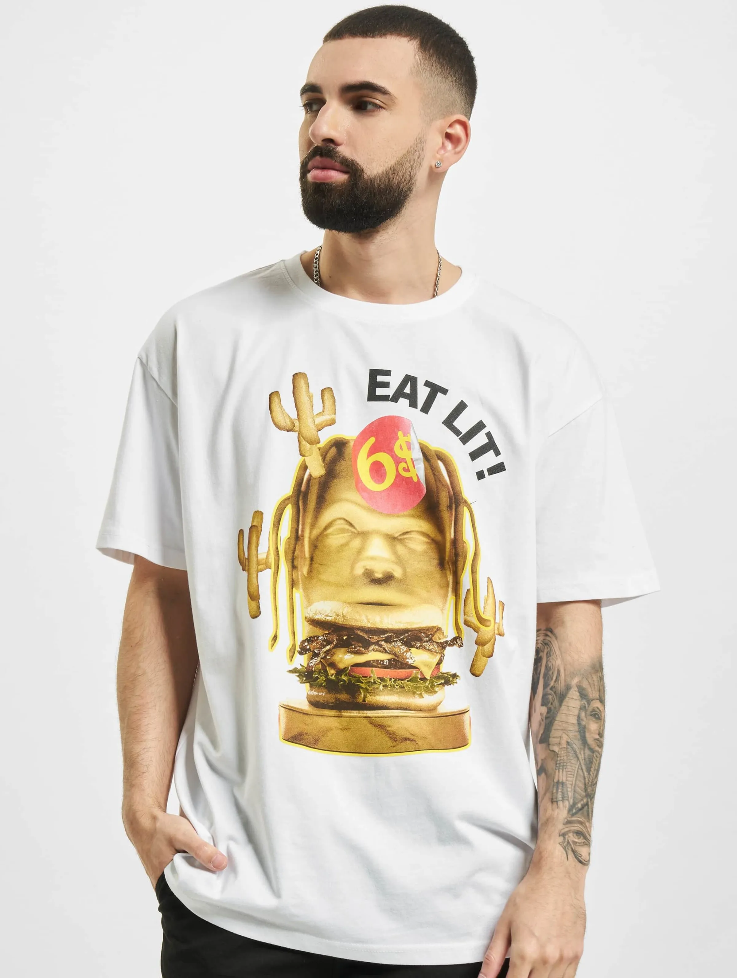 Mister Tee Upscale Eat Lit Oversize