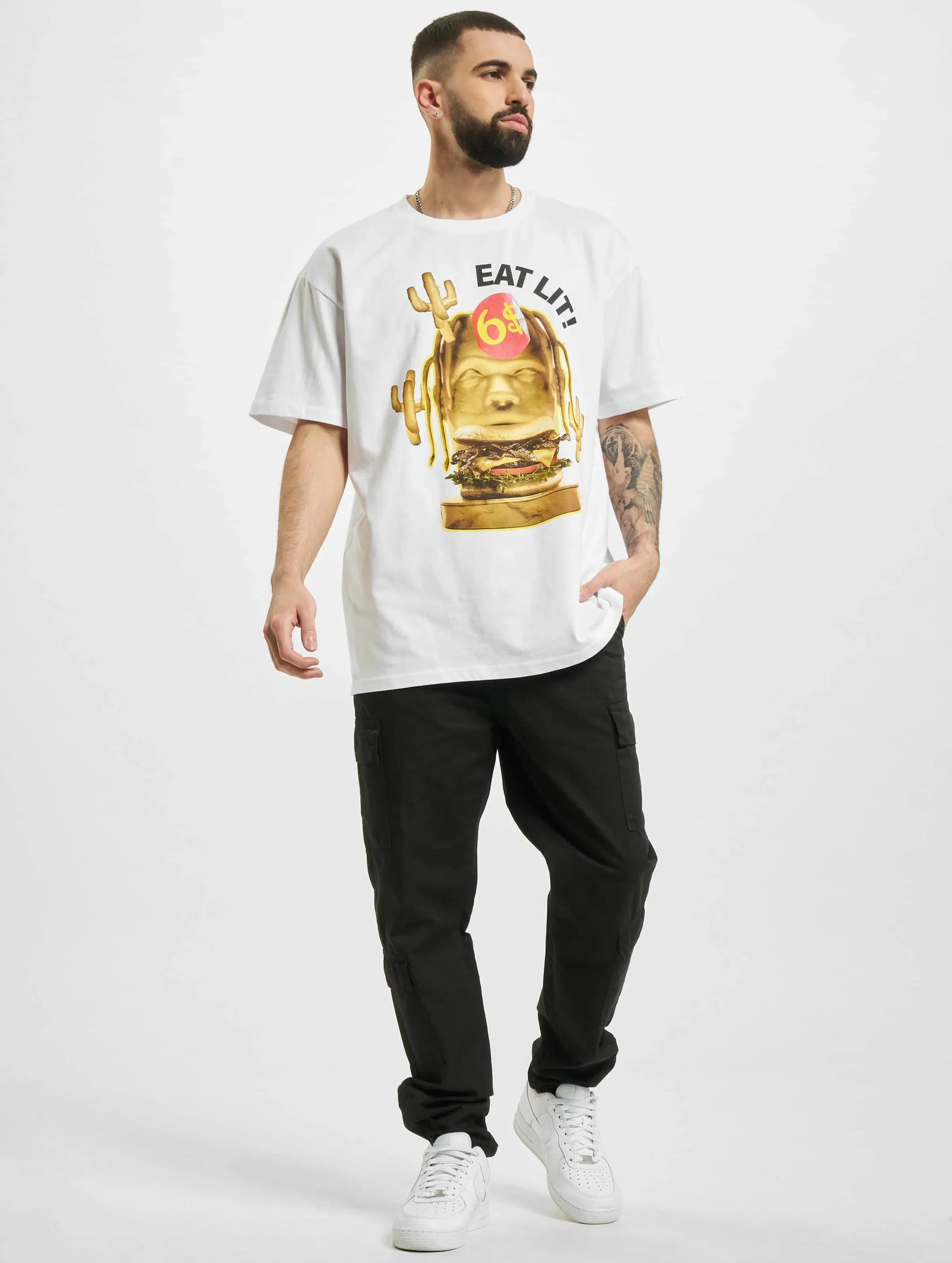 Mister Tee Upscale Eat Lit Oversize