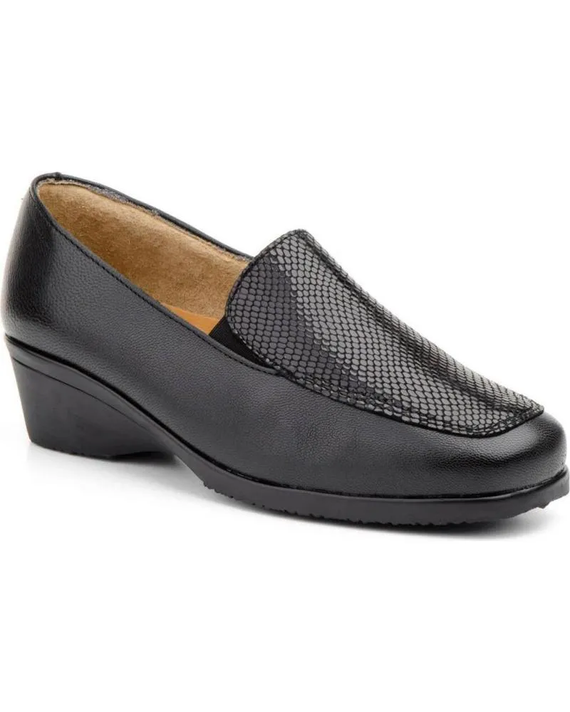 Mocasines de Mujer LA VIDA ROSA MOCASINES NEGRO