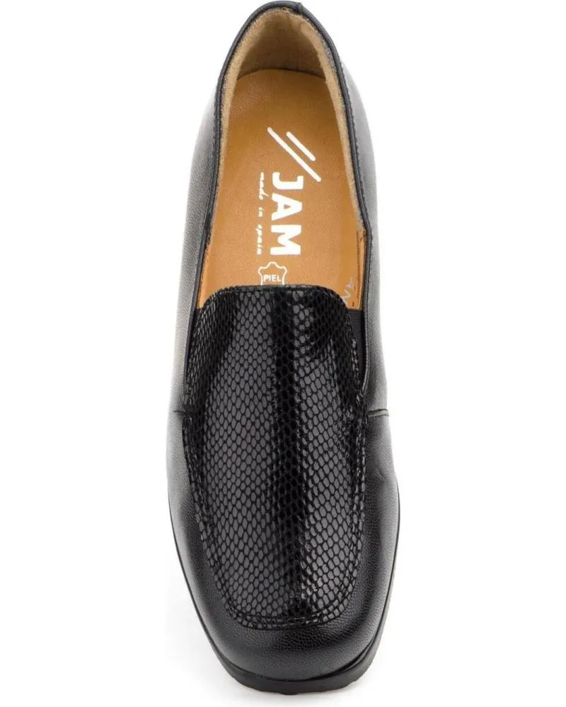 Mocasines de Mujer LA VIDA ROSA MOCASINES NEGRO