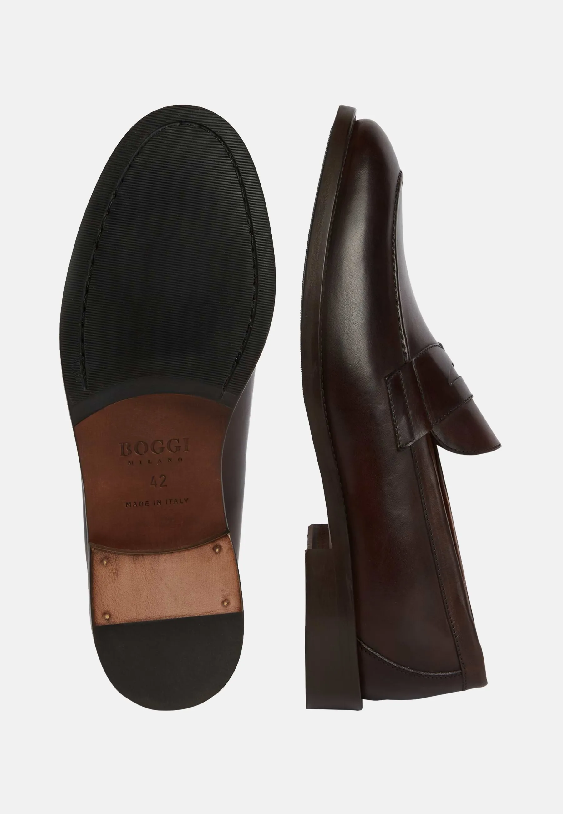 Mocasines De Piel Envejecida