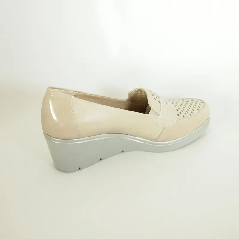 MOCASINES PITILLOS 5023 CREMAPIEDRA