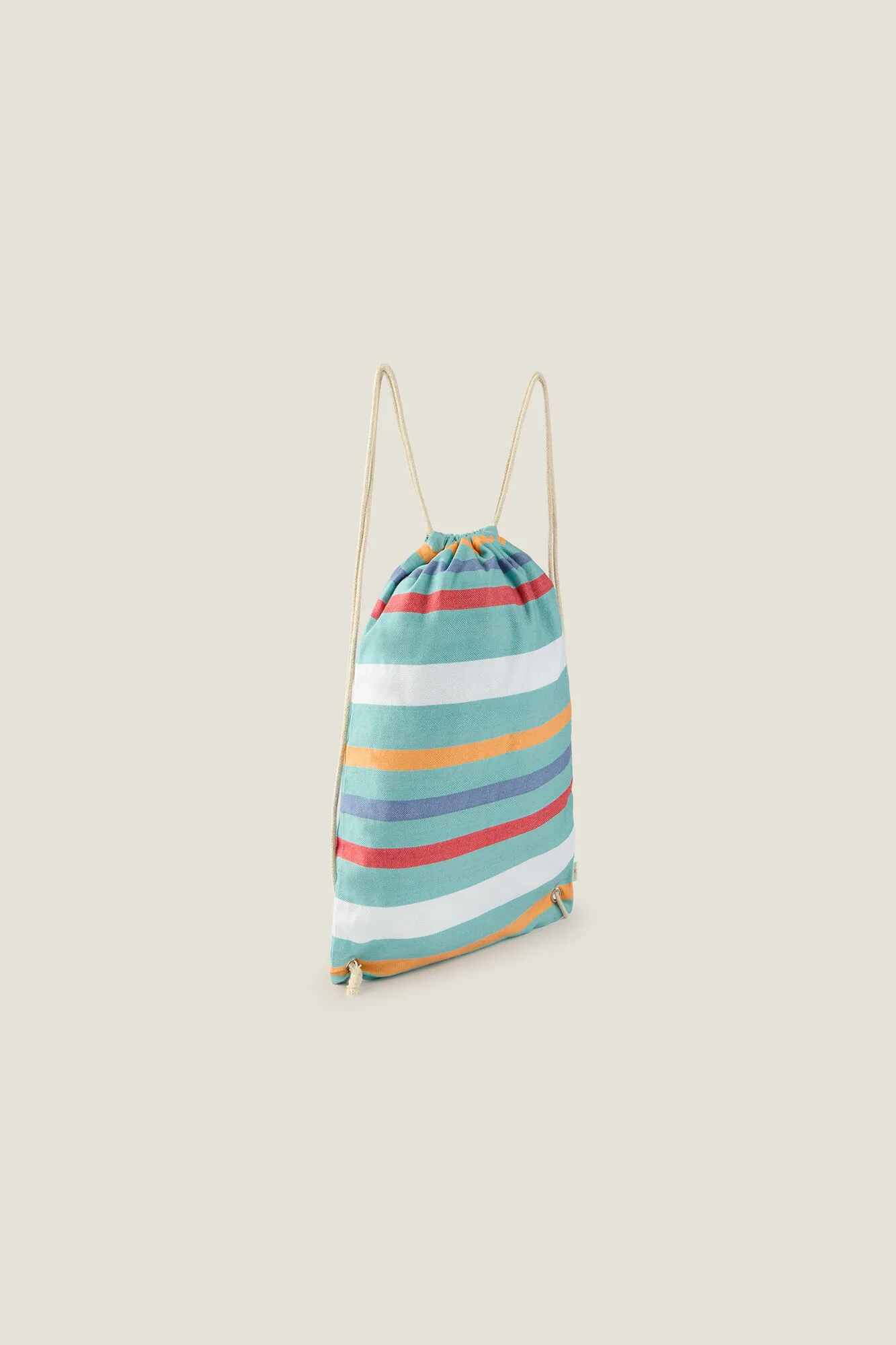 Mochila tejida rayas