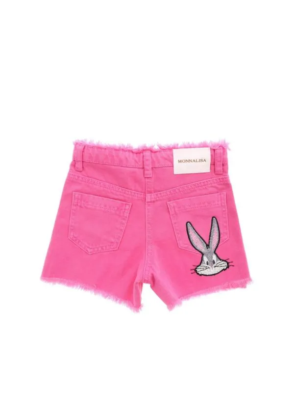 MONNALISA SHORTS  ROSADO