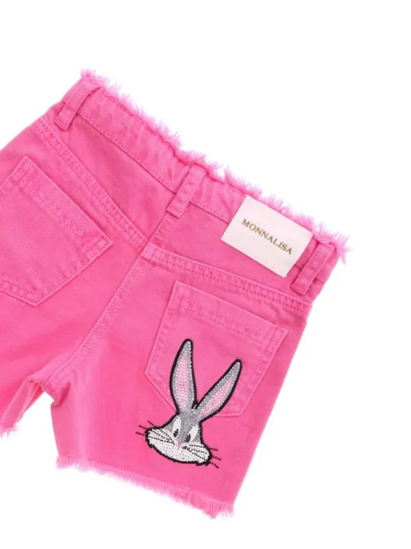MONNALISA SHORTS  ROSADO