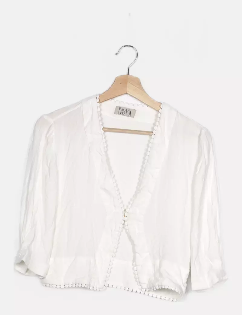 Niuma Chaqueta blanca casual