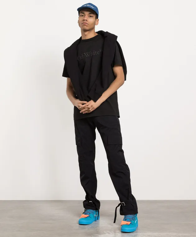 OFFWHITE BLACK CARGO WITH LOGO