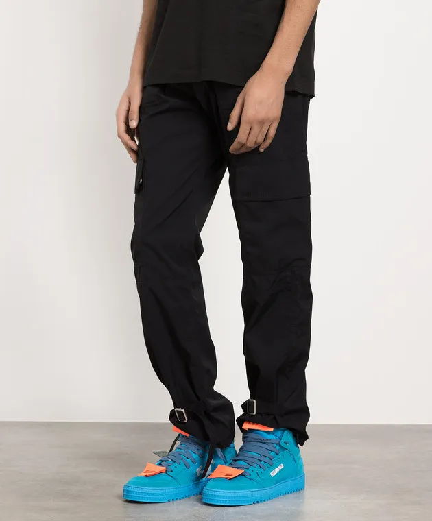 OFFWHITE BLACK CARGO WITH LOGO