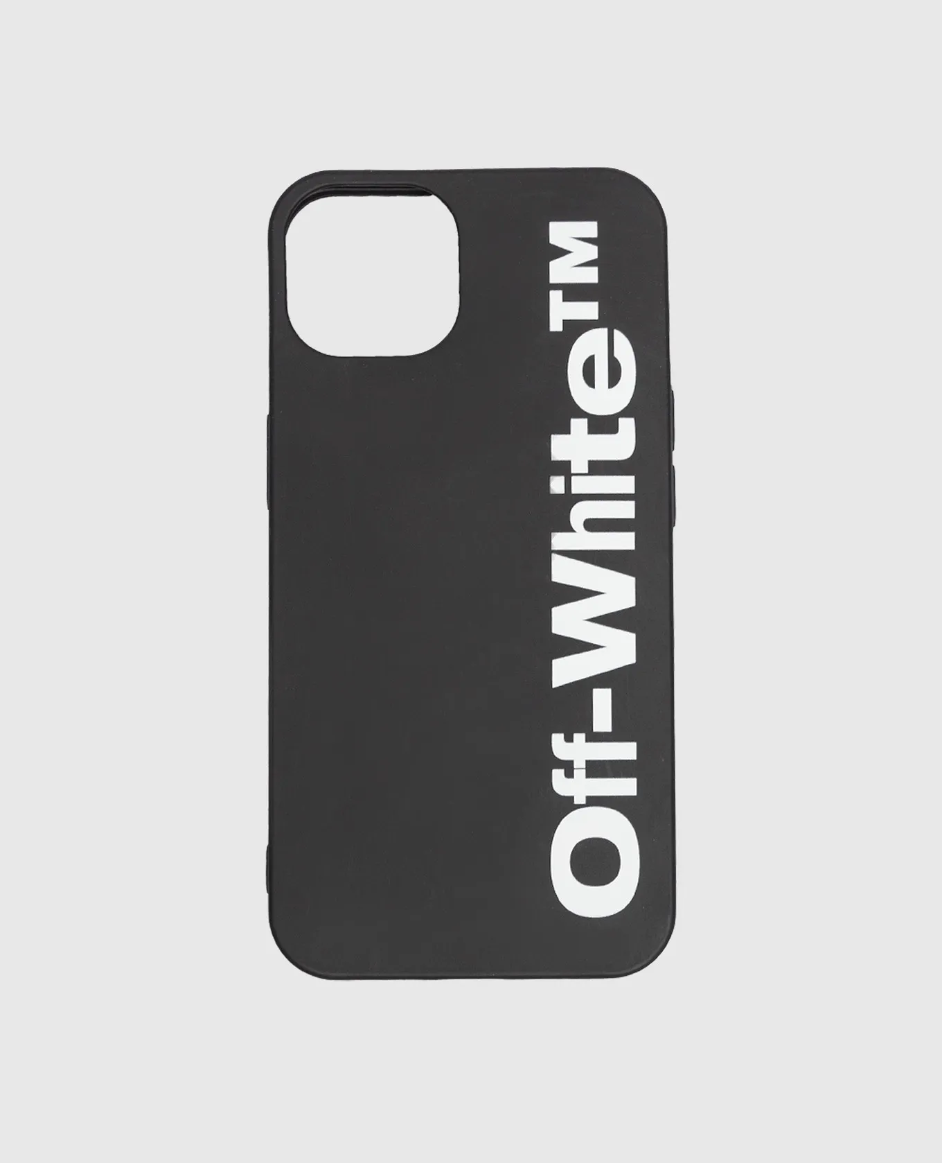 OFFWHITE BLACK IPHONE 13 PRO CASE WITH CONTRASTING LOGO