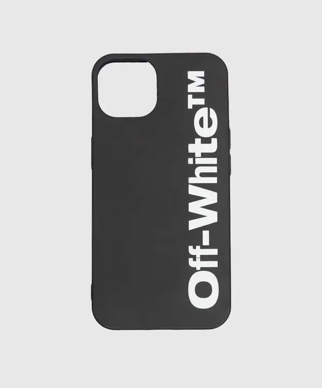 OFFWHITE BLACK IPHONE 13 PRO CASE WITH CONTRASTING LOGO