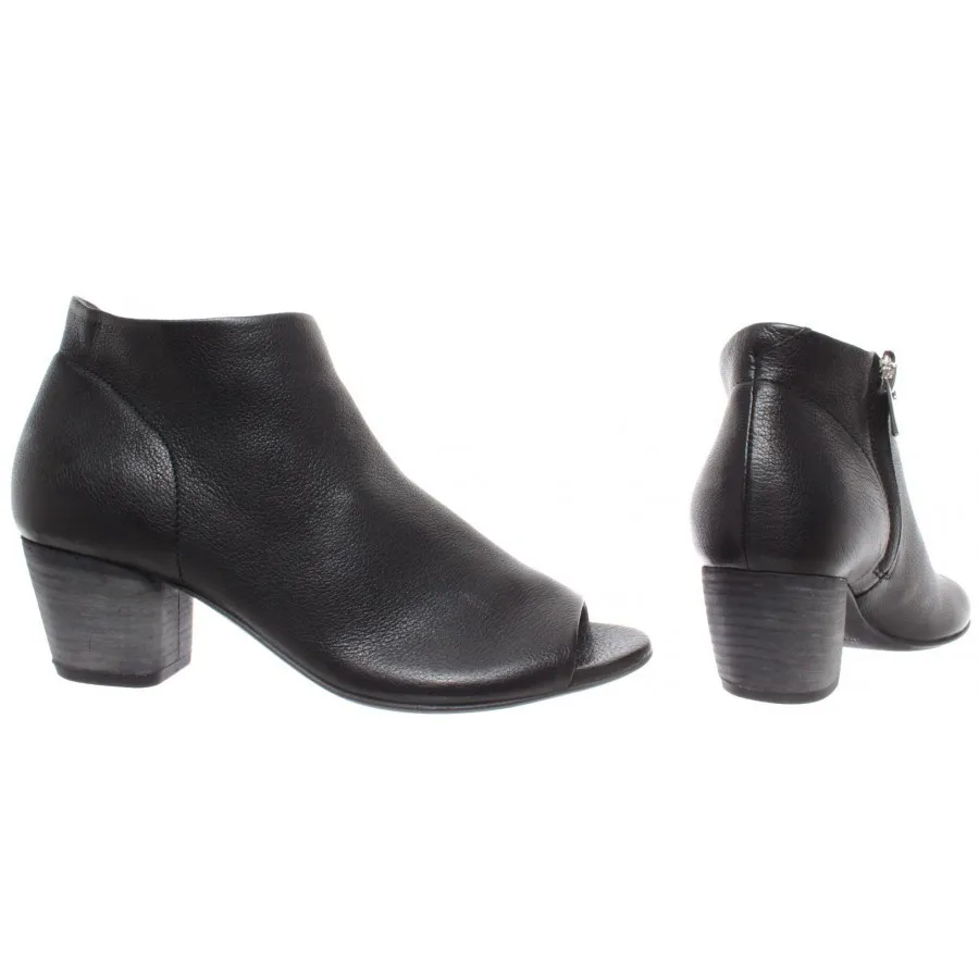 OFFICINE CREATIVE Zapatos Mujer Botas Talon Adele /001 Cervo B Negro Piel Nuevos