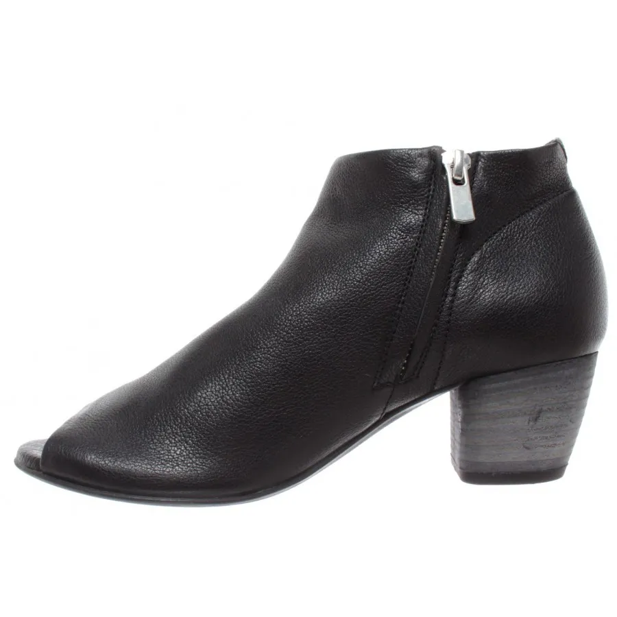 OFFICINE CREATIVE Zapatos Mujer Botas Talon Adele /001 Cervo B Negro Piel Nuevos