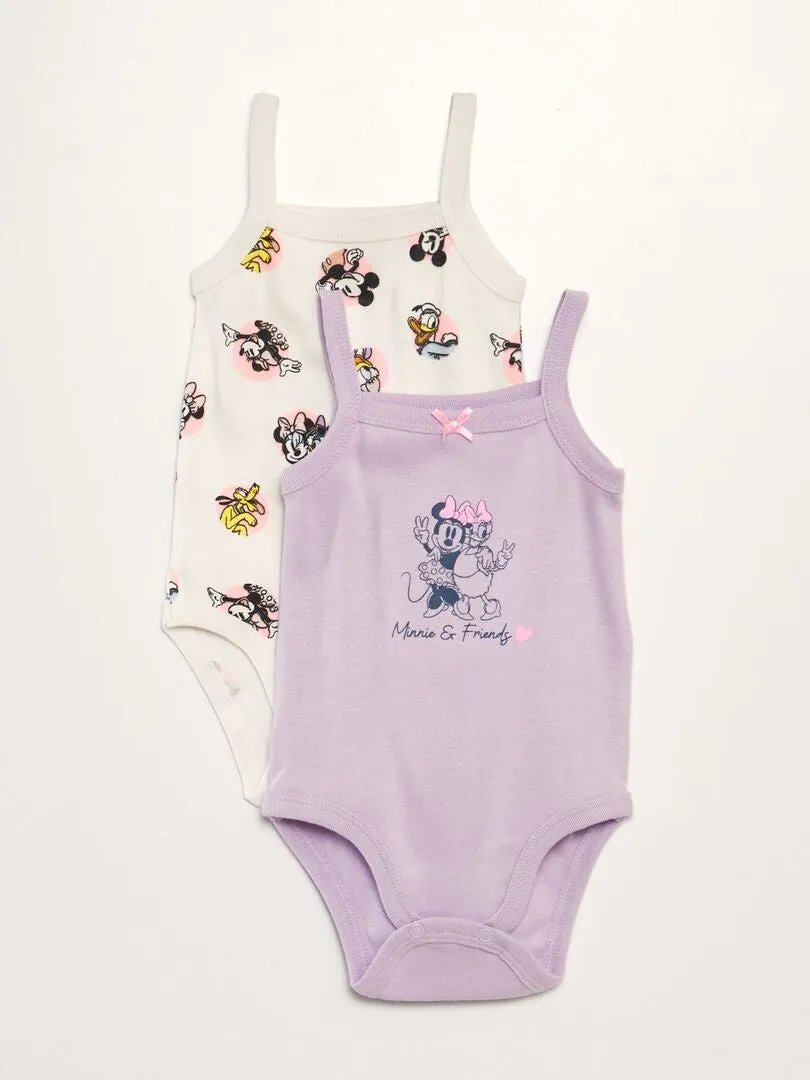 PACK DE 2 BODIES SIN MANGAS 'DISNEY'  PURPURA