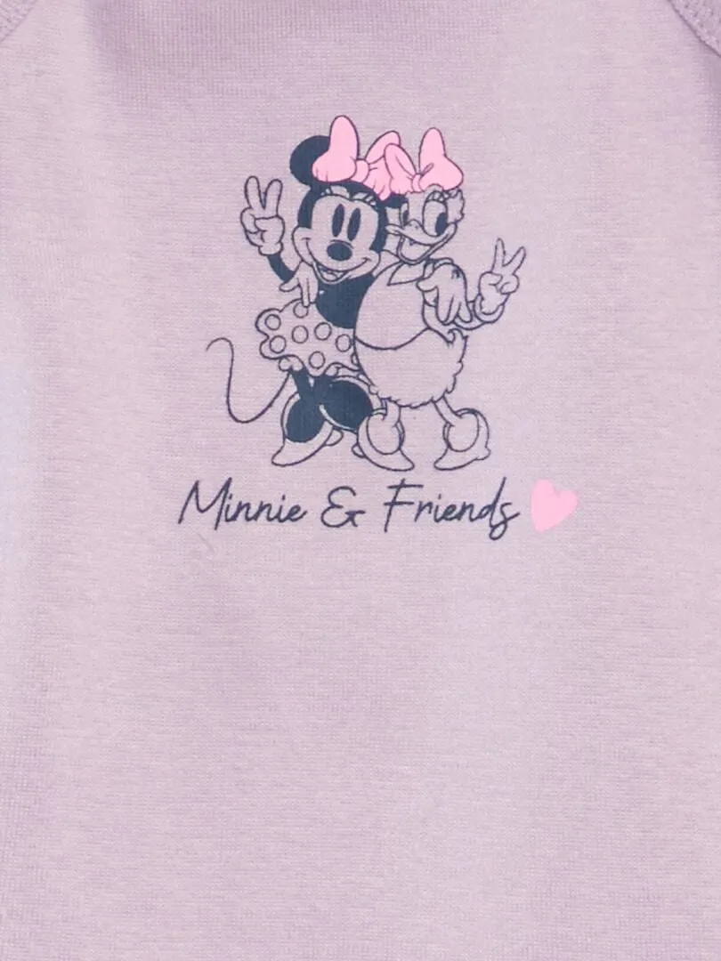 PACK DE 2 BODIES SIN MANGAS 'DISNEY'  PURPURA