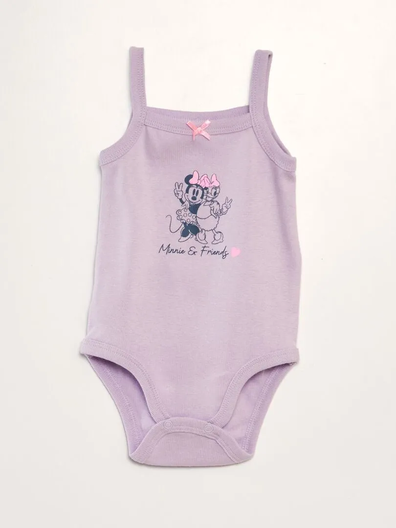 PACK DE 2 BODIES SIN MANGAS 'DISNEY'  PURPURA