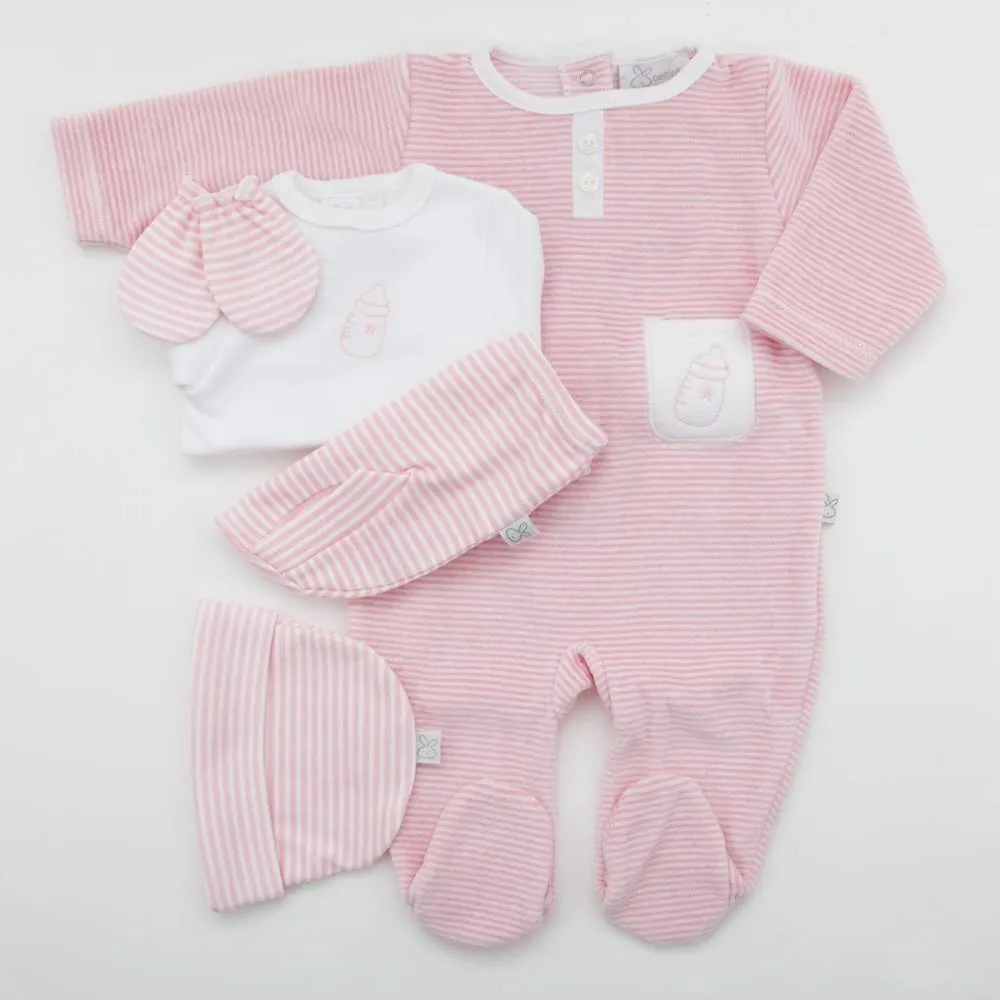 Pack pijama para bebé BIBI ROSA de beltin newborn