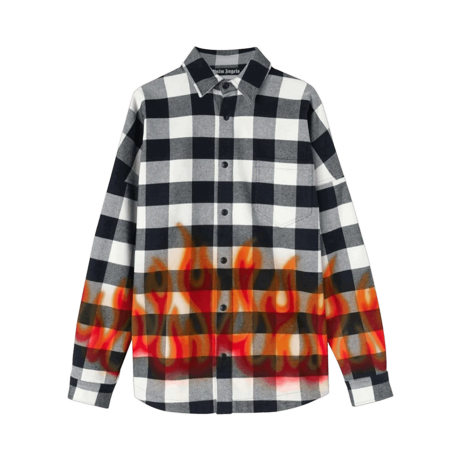 Palm Angels Burning Logo Overshirt