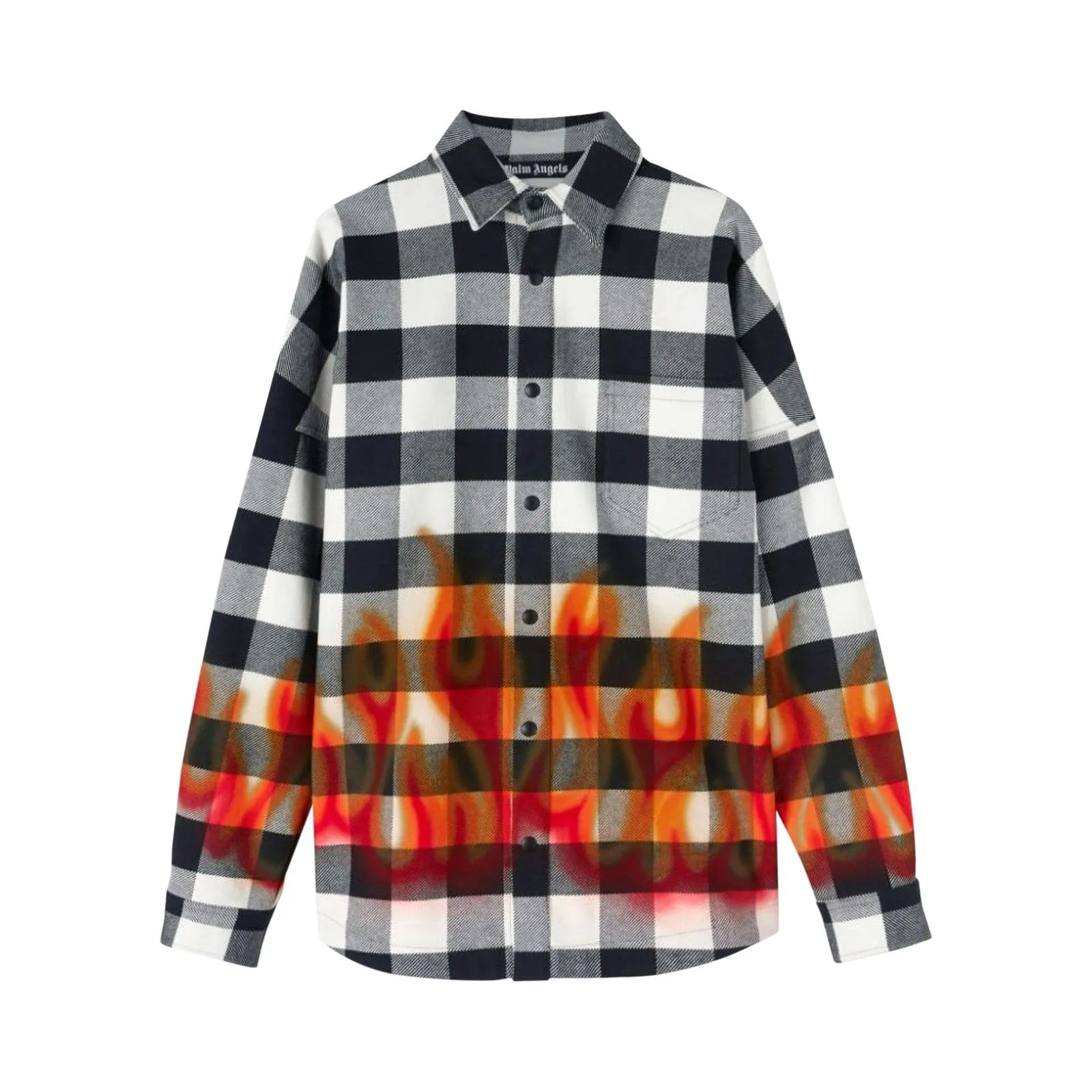 Palm Angels Burning Logo Overshirt