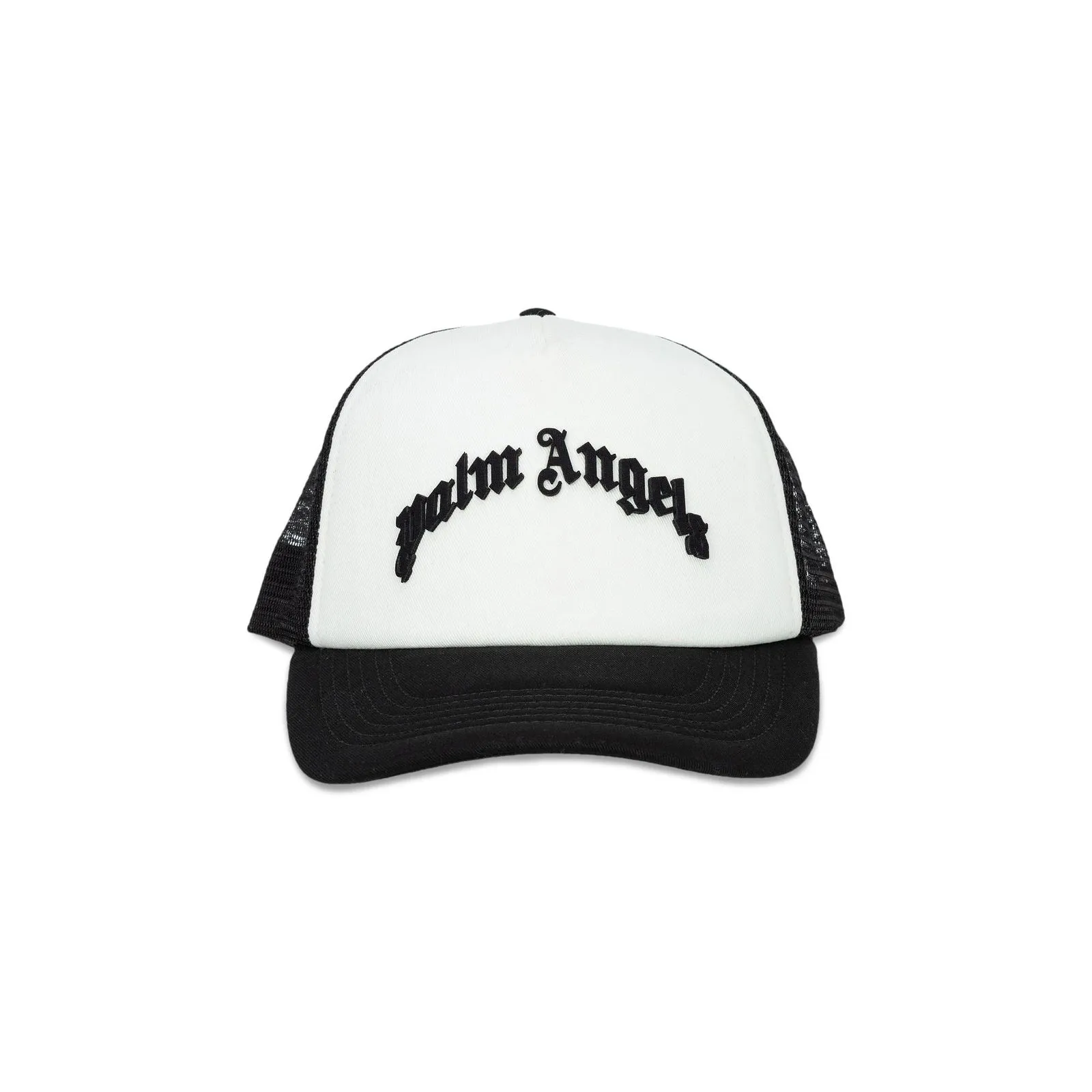 Palm Angels Curved Logo Mesh Cap