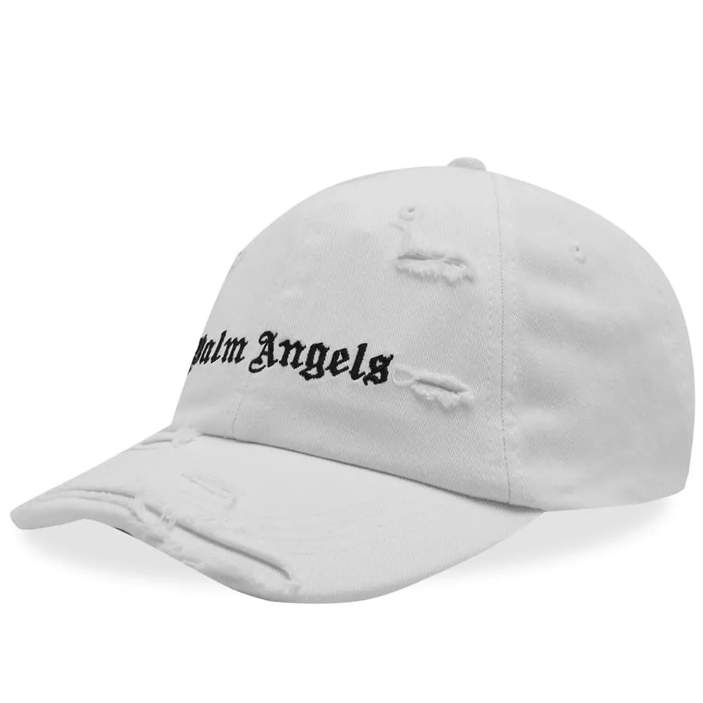 Palm Angels Ripped Logo Cap