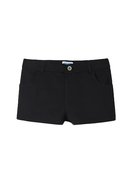 Pantalon Corto Mayoral Felpa Negro para Niña