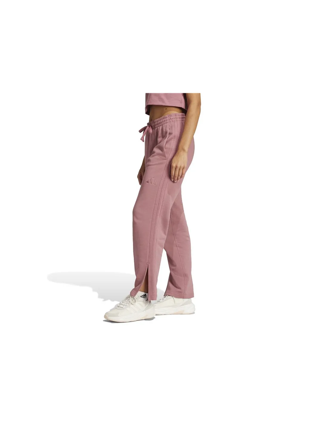 Pantalones adidas All Szn French Terry 3 Bandas Straight Leg Mujer Rosa