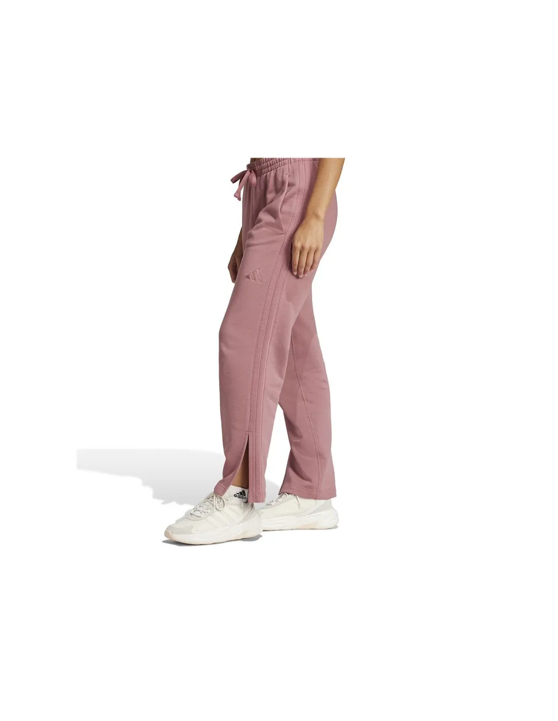 Pantalones adidas All Szn French Terry 3 Bandas Straight Leg Mujer Rosa