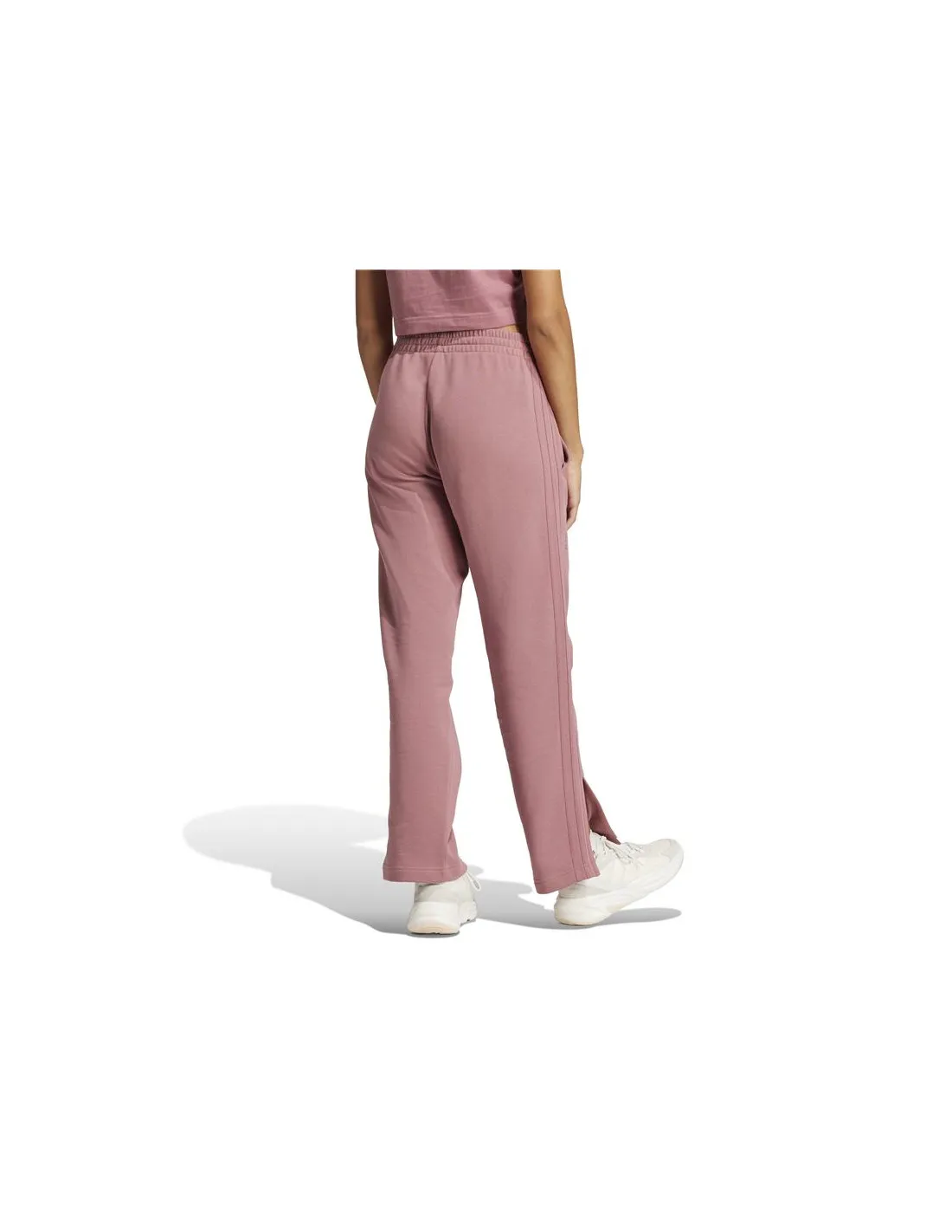 Pantalones adidas All Szn French Terry 3 Bandas Straight Leg Mujer Rosa