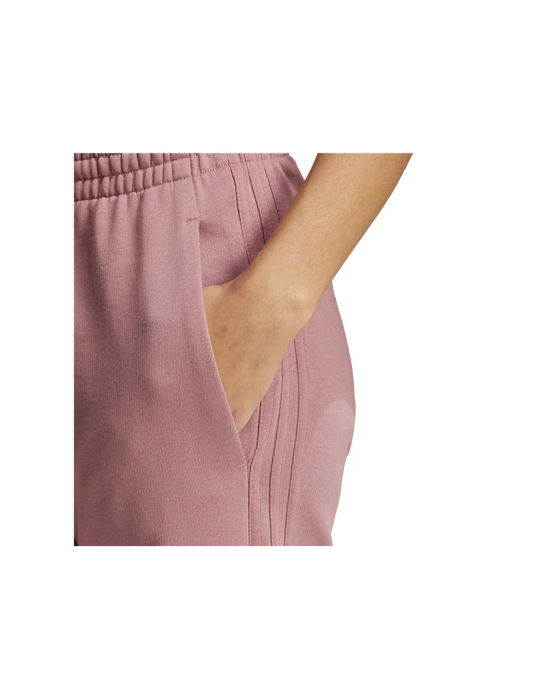 Pantalones adidas All Szn French Terry 3 Bandas Straight Leg Mujer Rosa