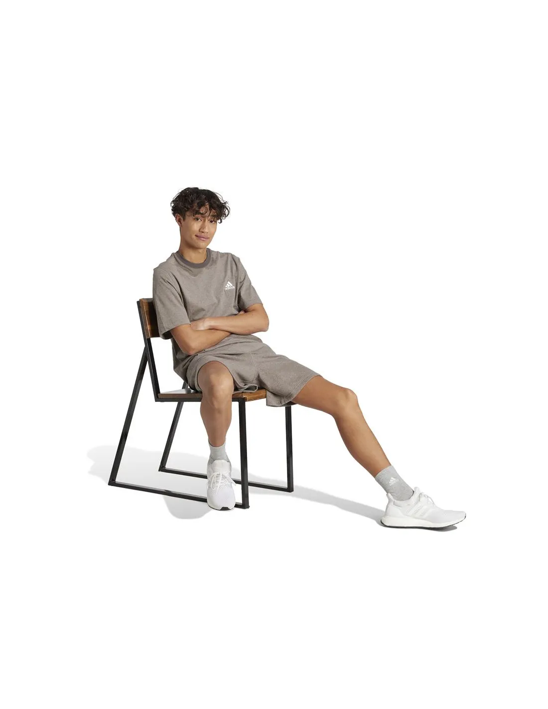 Pantalones adidas Mel Performance Hombre Gris