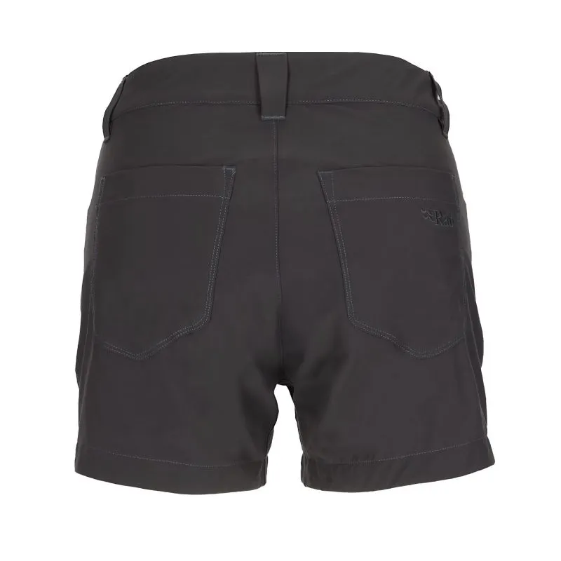 Pantalones cortos de mujer Rab Capstone (antracita)