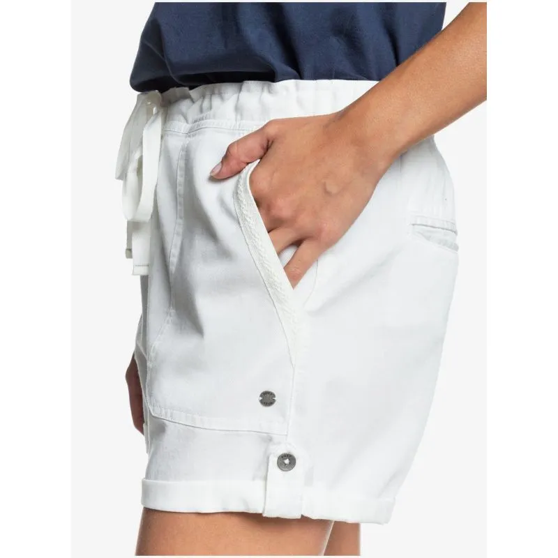 Pantalones cortos Roxy Life Is Sweeter para mujer (blanco nieve)