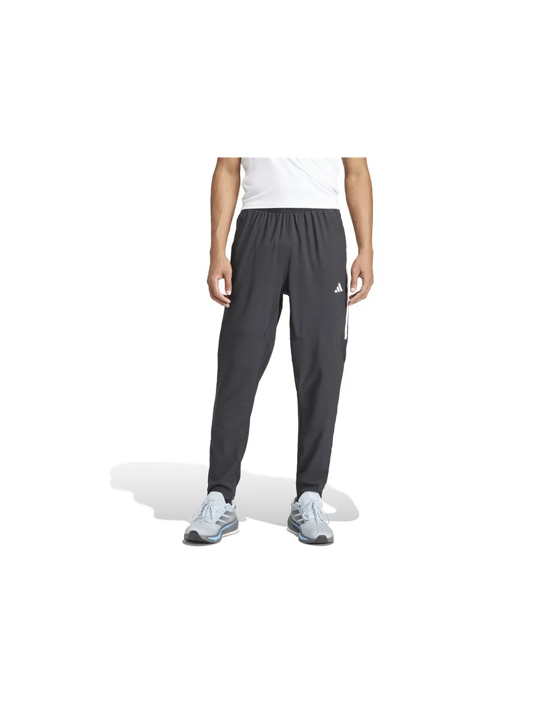 Pantalones de Running adidas Own The Run 3 Bandas Hombre Negro