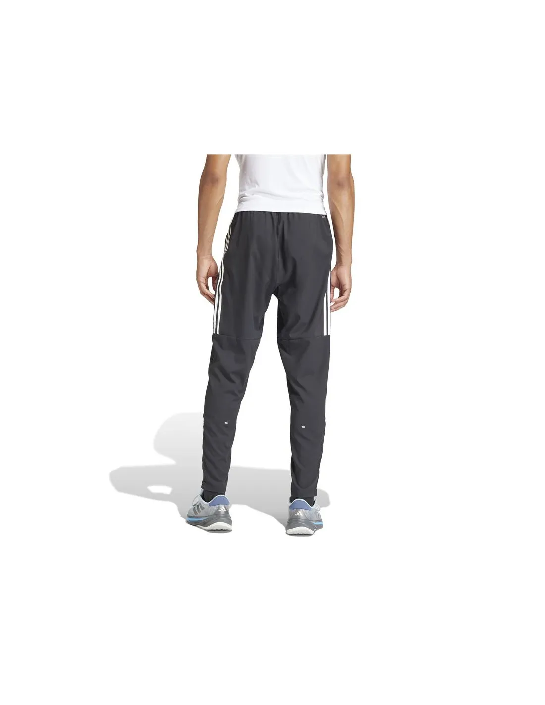 Pantalones de Running adidas Own The Run 3 Bandas Hombre Negro