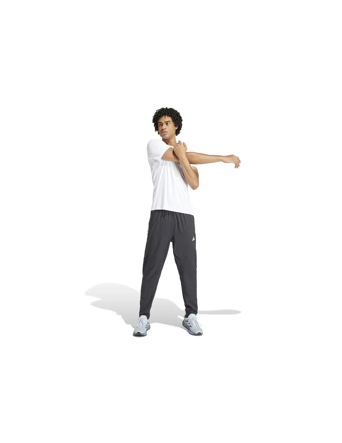 Pantalones de Running adidas Own The Run 3 Bandas Hombre Negro