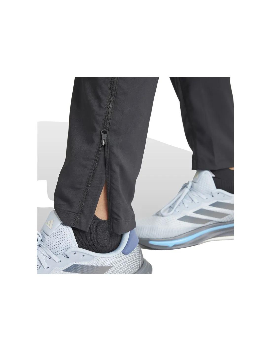 Pantalones de Running adidas Own The Run 3 Bandas Hombre Negro