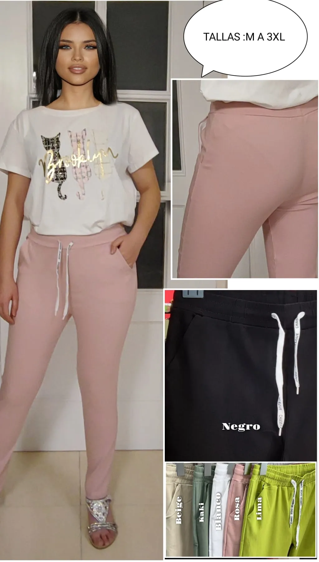 Pantalones Lycra Mujer Talla Grande