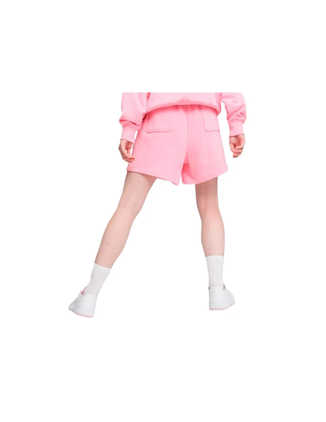 Pantalones Puma DOWNTOWN High Waist Rosa Mujer