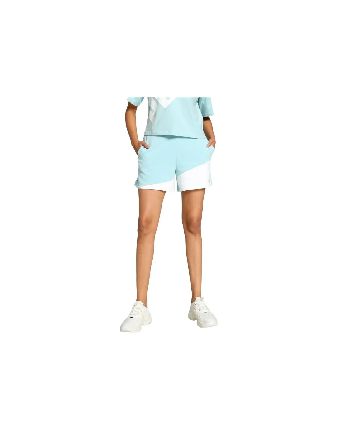 Pantalones Puma POWER 5" Turquesa Mujer