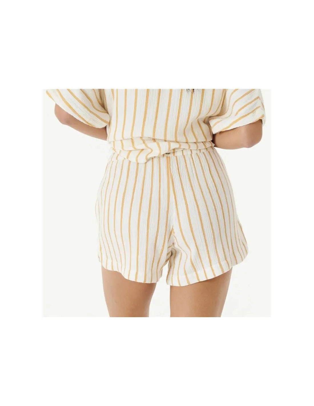 Pantalones Rip Curl Premium Surf Stripe Short Mujer Blanco