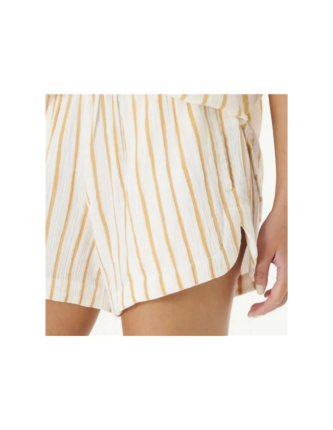 Pantalones Rip Curl Premium Surf Stripe Short Mujer Blanco