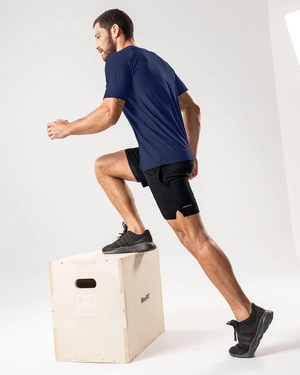 Pantaloneta deportiva con bóxer interno