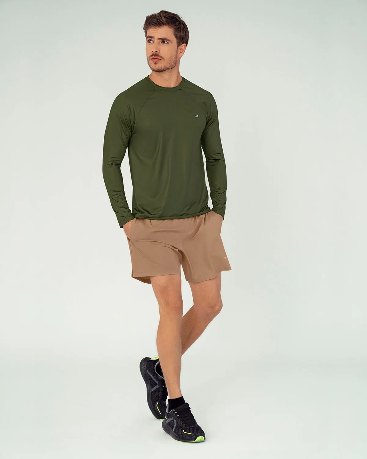 Pantaloneta deportiva con bóxer interno