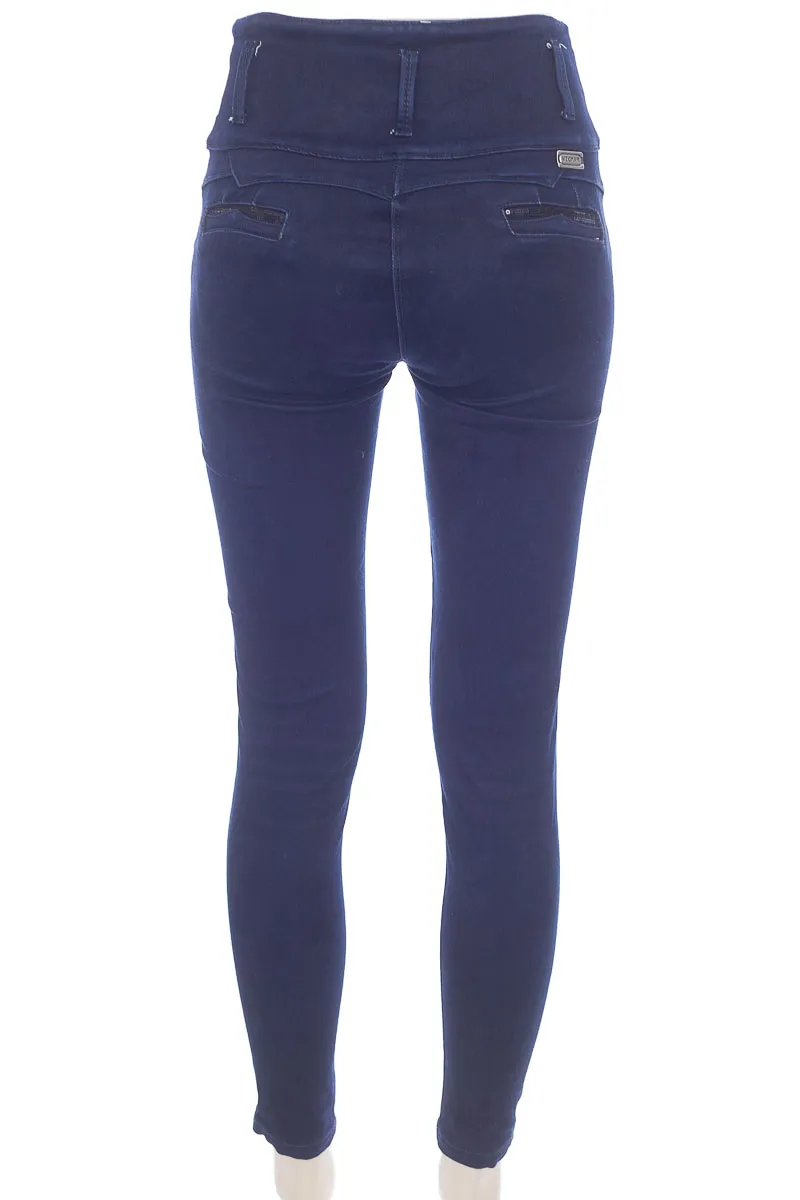 PANTALóN COLOR AZUL  VICMAR JEANS