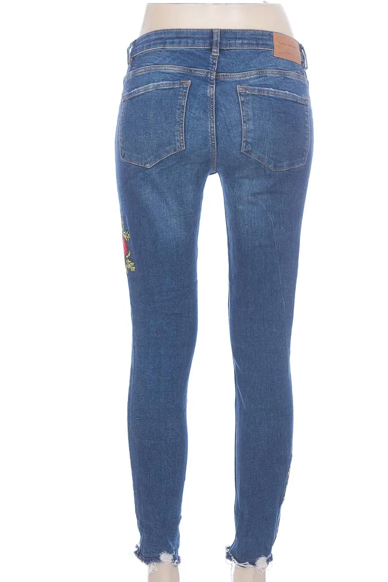 PANTALóN COLOR AZUL  ZARA
